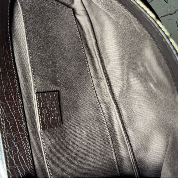 Gucci Tom Ford Vintage GG Canvas Horsebit Large Clutch With Chain in Brown - Picture 8 of 10